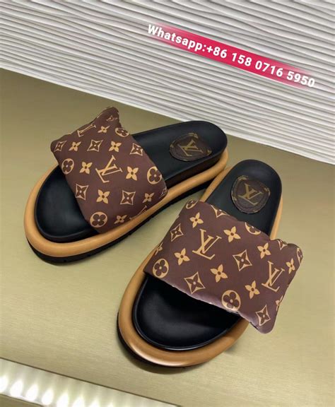 lv slippers prijs|branded slippers for ladies.